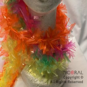 COLLAR ANCHO FLUO PLASTICO x 10